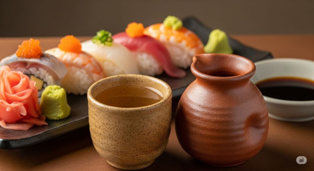 和の旨味を引き立てる焼酎